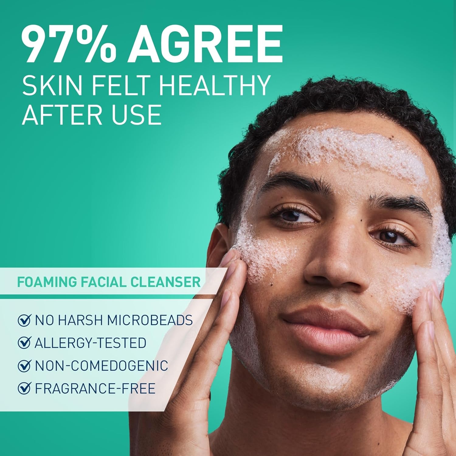 Foaming Facial Cleanser, Face Wash for Oily Skin, 19Oz | Skin Care with Hyaluronic Acid & Niacinamide, Makeup Remover, Daily Face Wash for Men & Women, Fragrance Free, Oil Control