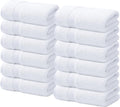 100% Cotton Luxury Wash Cloths for Showering - 12 Pack | Washcloths [13X13] - Soft and Absorbent Face Towels for Bathroom Wash Clothes - Gym, Spa & Hotel Use