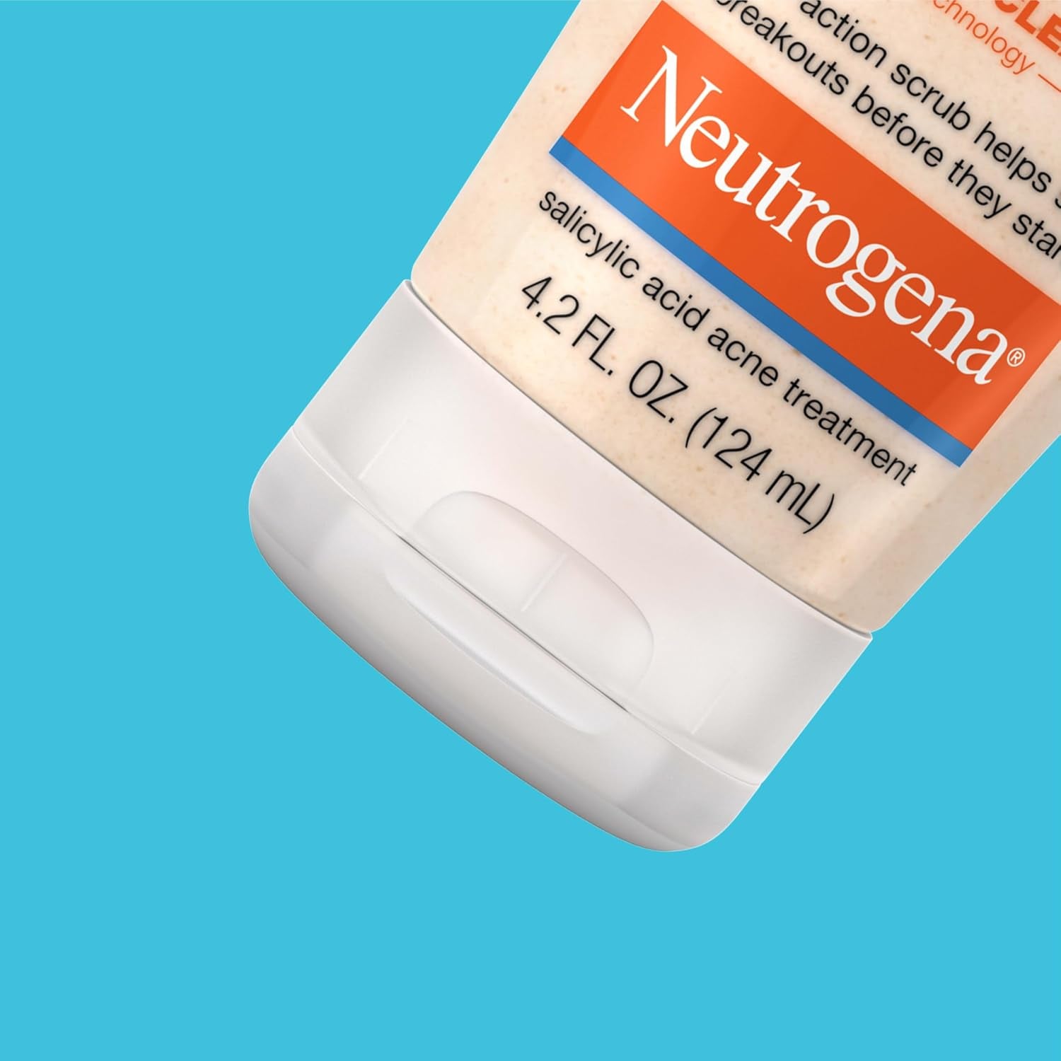 Neutrogena Oil Free Daily Acne Face Scrub, 4.2 Oz | 2% Salicylic Acid Cleanser, Daily Exfoliating Scrub & Acne Treatment, Oily Acne-Prone Skin, Clears Breakouts & Blackheads